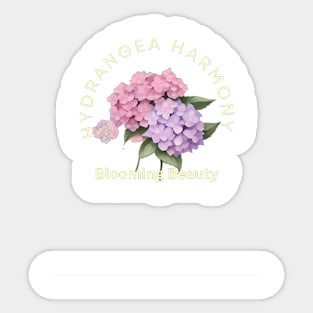 Hydrangea Harmony , Blooming beauty Sticker